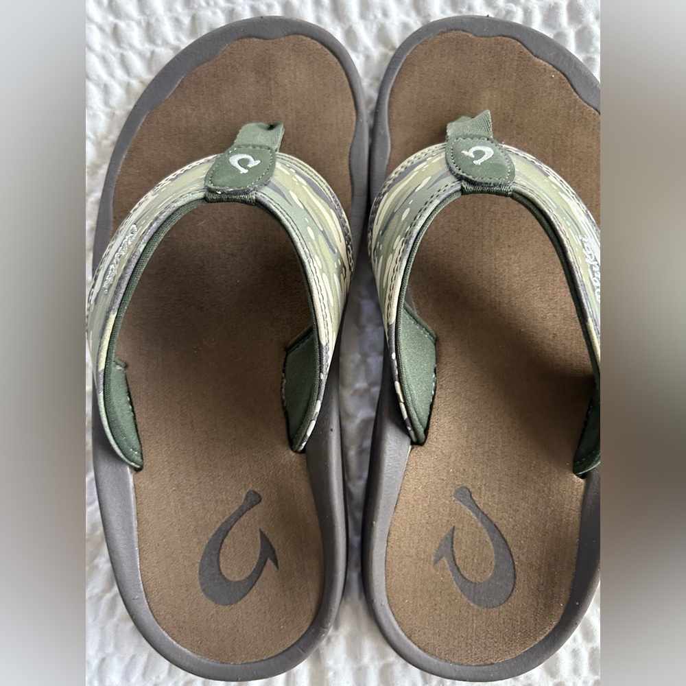 OluKai Camouflage Flip Flops